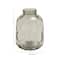 11&#x22; Gray Glass Coastal Vase